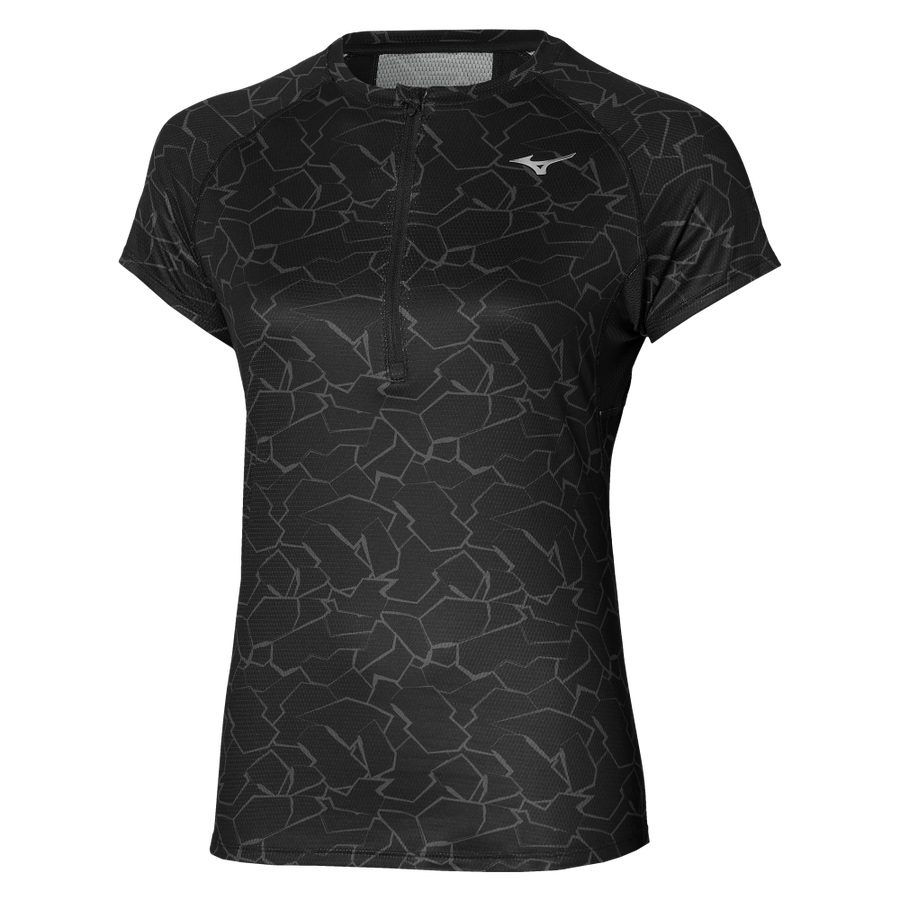 Mizuno GRAPHIC TRAIL T-SHIRT Black